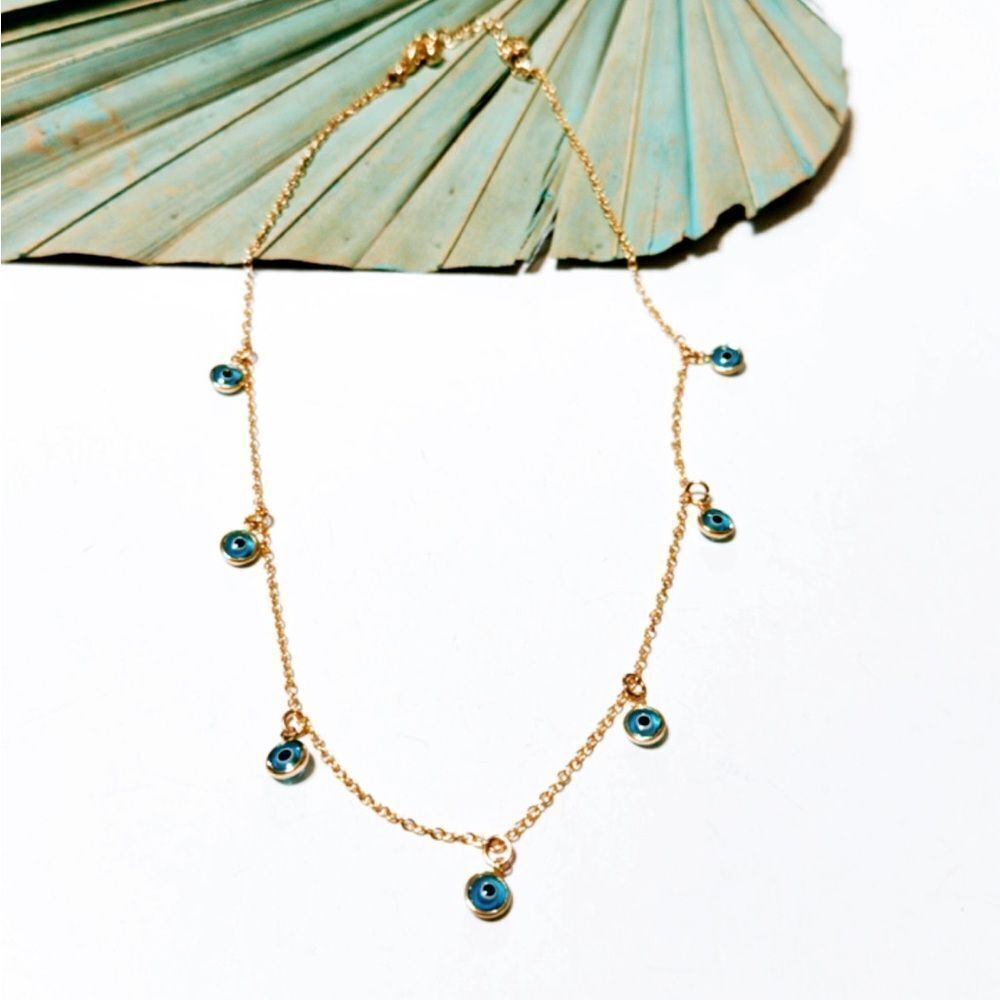 Evil eye necklace S630 - Picture 1 of 3